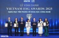 Hanel PT vinh dự đạt TOP 5 doanh nghiệp ESG – Tiên phong khoa học công nghệ tại Vietnam ESG Awards 2025
